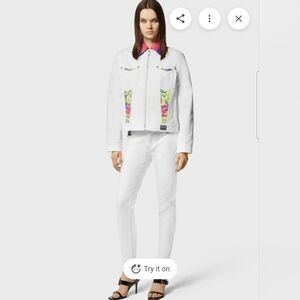 Versace Jeans Couture Women's White Jeans Size 34